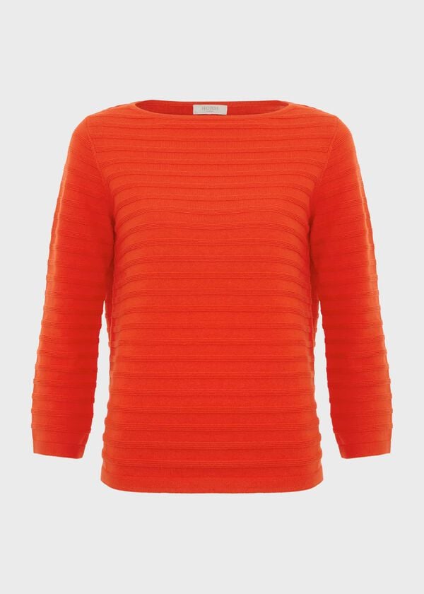 Hobbs Nellie Cotton Jumper Hibiscus Red