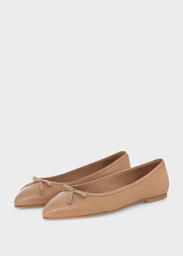 Hobbs Nikita Ballet Flats Camel