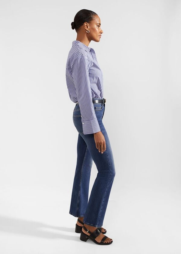 Hobbs Niomi Crop Jeans Mid Wash