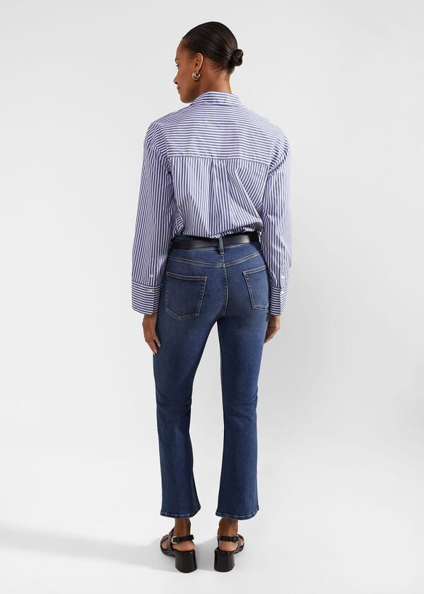 Hobbs Niomi Crop Jeans Mid Wash