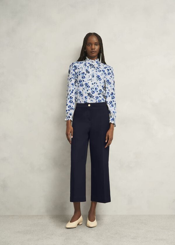 hobbs Norfolk Trousers Navy