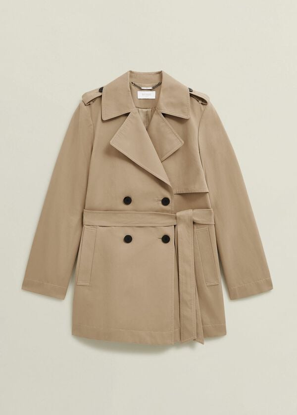 Hobbs Norma Trench Coat Fawn Beige