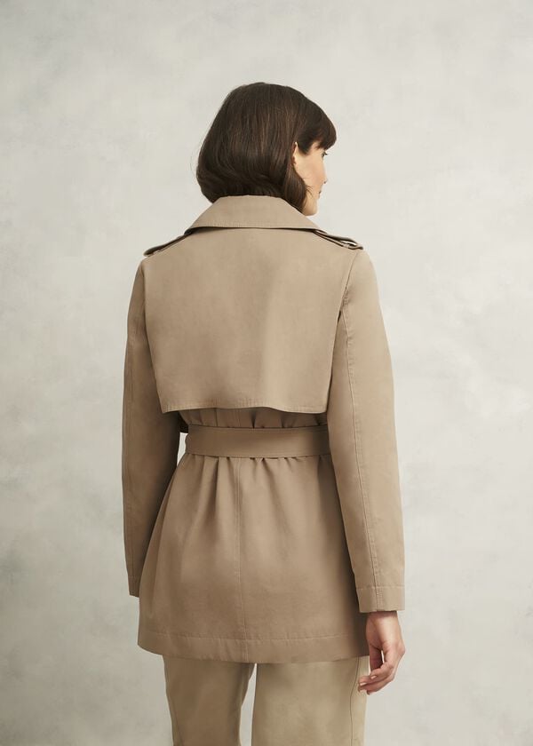 Hobbs Norma Trench Coat Fawn Beige