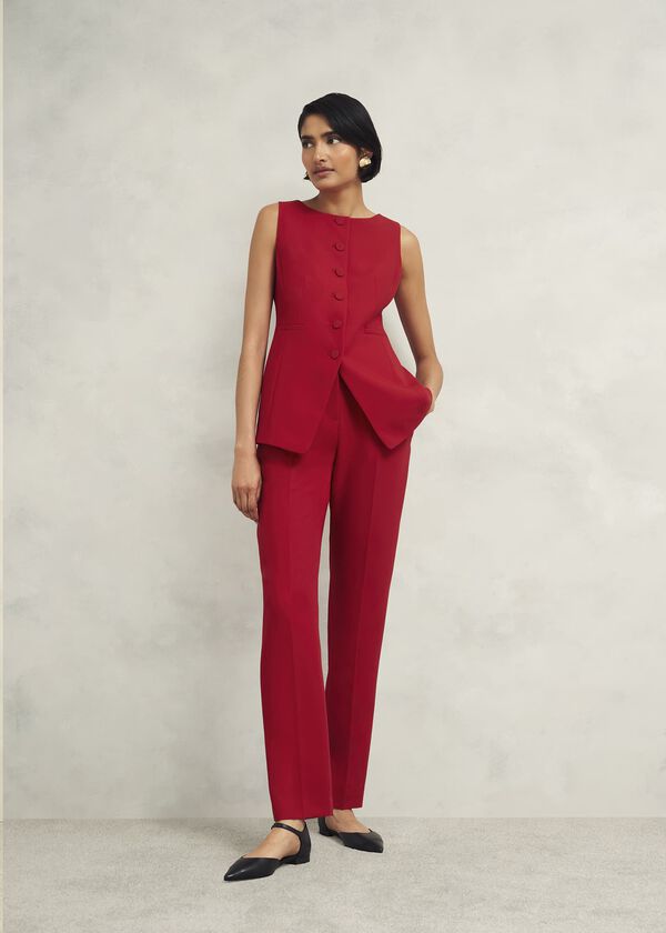 hobbs Nova Trousers Pomegranate Red