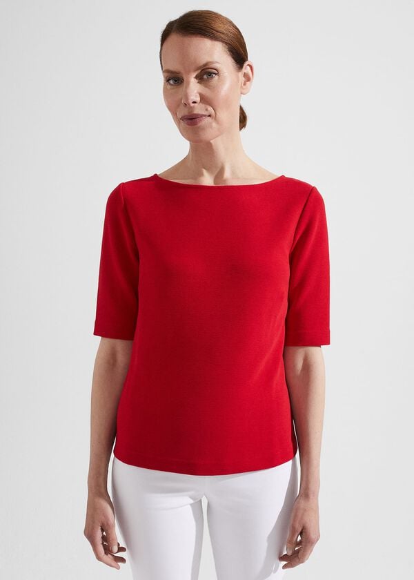hobbs Nyla Top Current Red