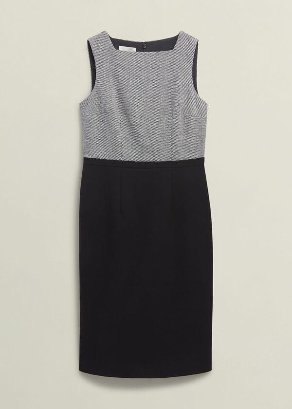 Hobbs Nyra Dress Black Ivory