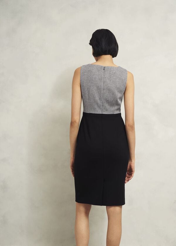 Hobbs Nyra Dress Black Ivory