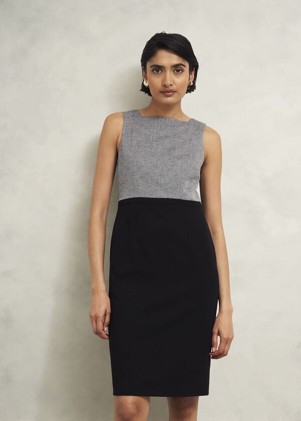 hobbs Nyra Dress Black Ivory