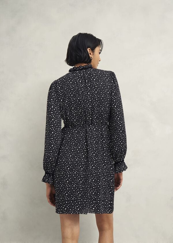 Hobbs Otilla Dress Black Ivory