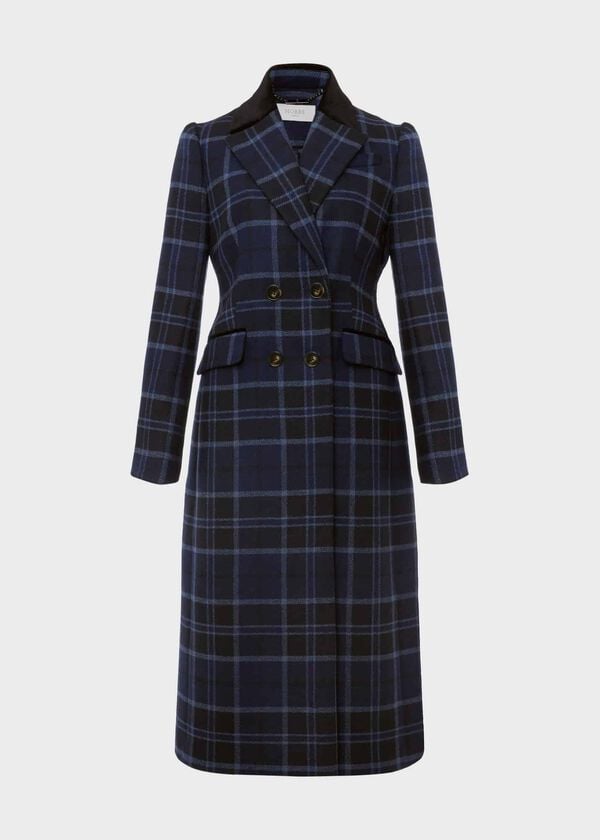 Hobbs Patricia Coat Blue Multi