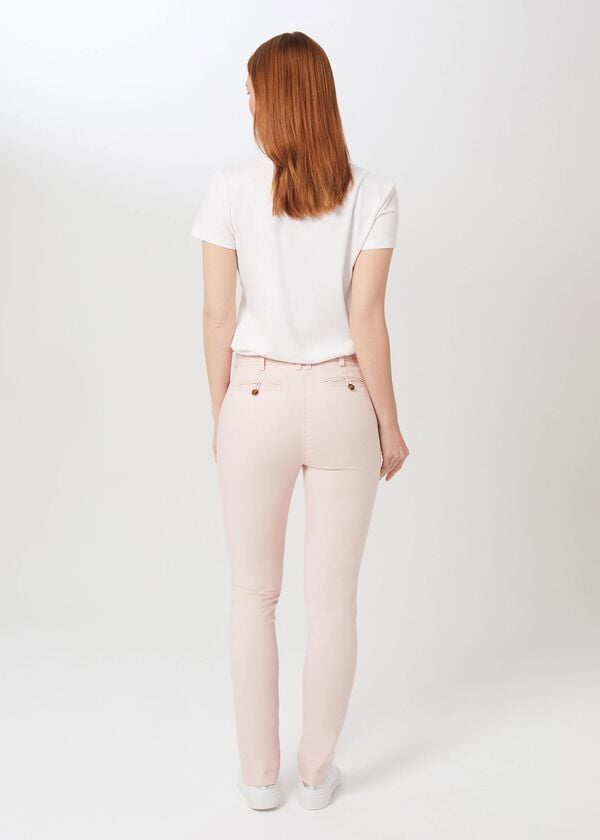 Hobbs Pavilion Skinny Chino Pale Pink