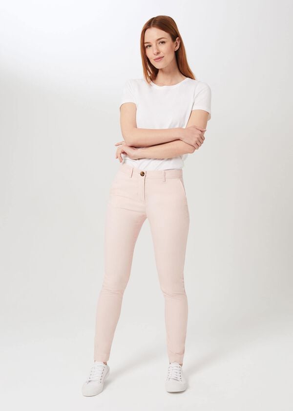 hobbs Pavilion Skinny Chino Pale Pink