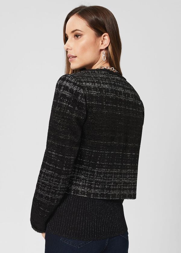 Hobbs Pearl Jacket Black Silver