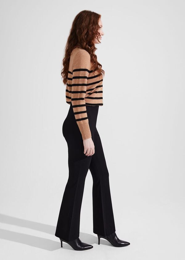 Hobbs Peggy Ponte Trousers Black