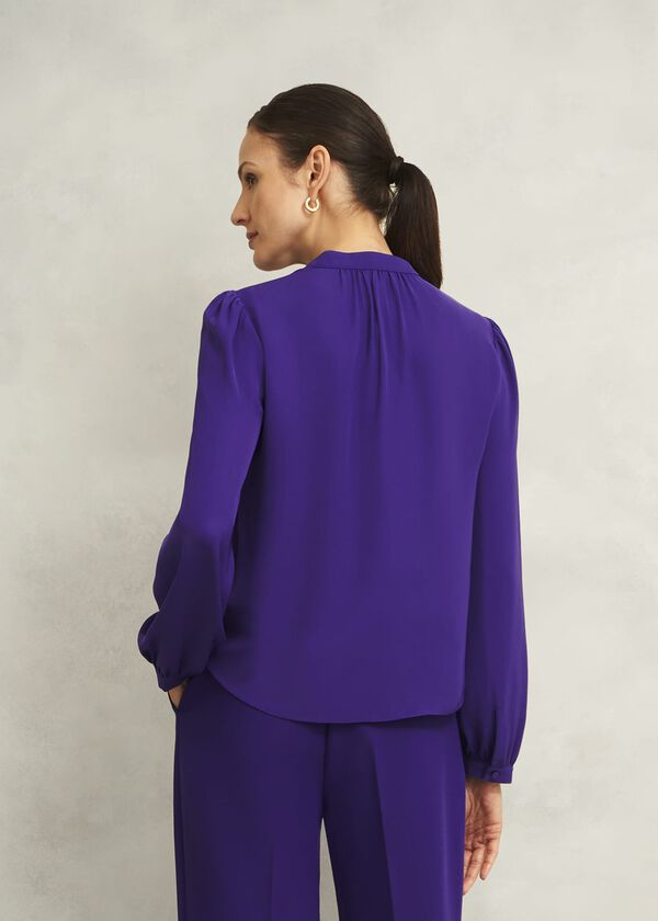 Hobbs Peony Blouse Future Purple