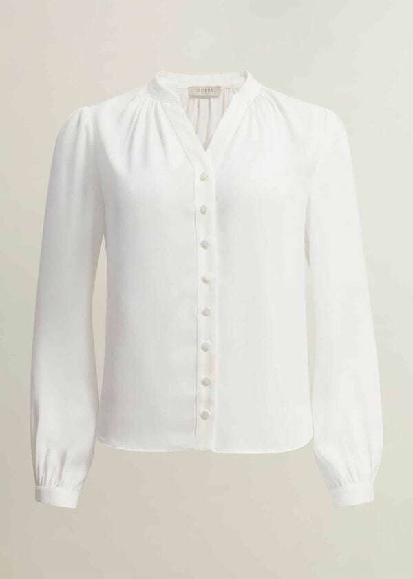Hobbs Peony Blouse Ivory