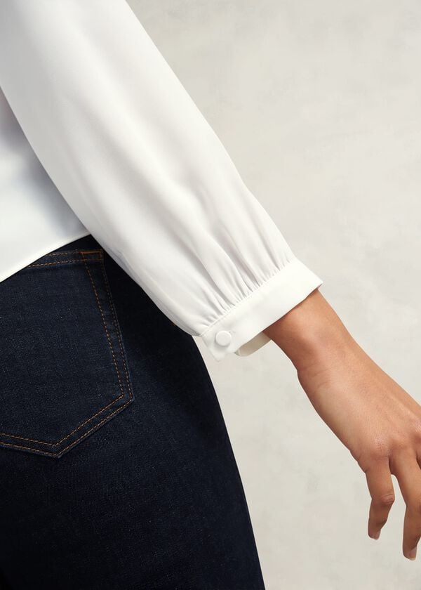 Hobbs Peony Blouse Ivory