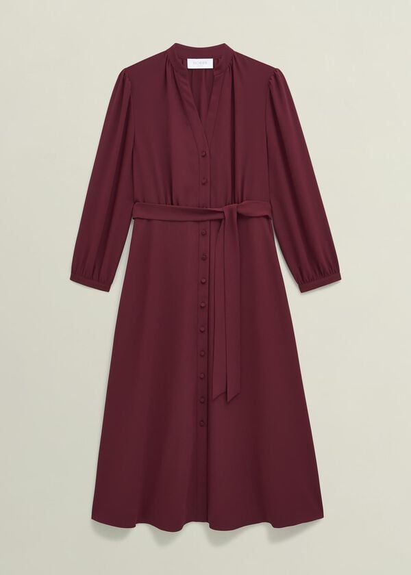 Hobbs Peony Dress Beryl Red