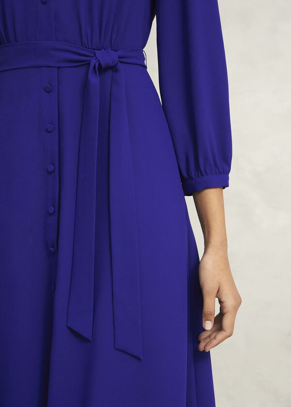Hobbs Peony Dress Cobalt Blue