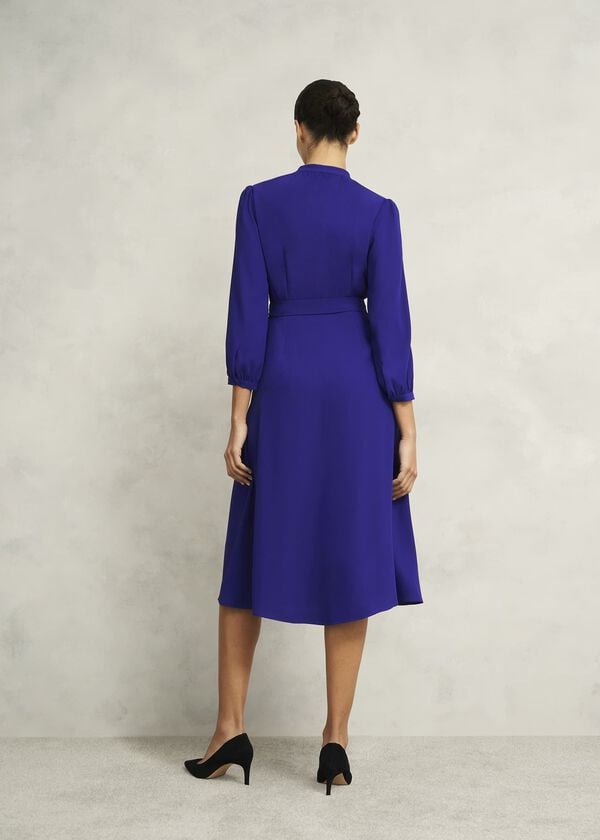 Hobbs Peony Dress Cobalt Blue