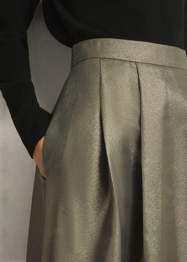 Hobbs Perronet Skirt Black Gold