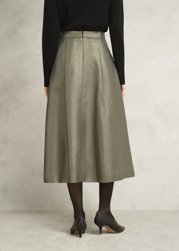 Hobbs Perronet Skirt Black Gold