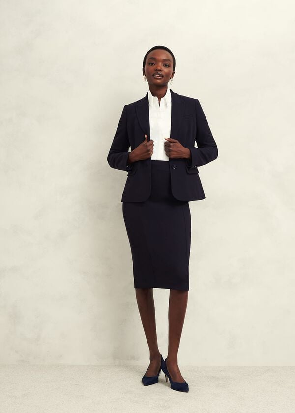 hobbs Petite Aly Jacket Navy