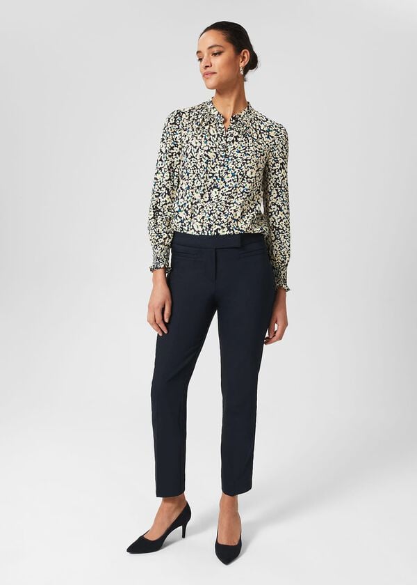 hobbs Petite Annie Trousers Navy