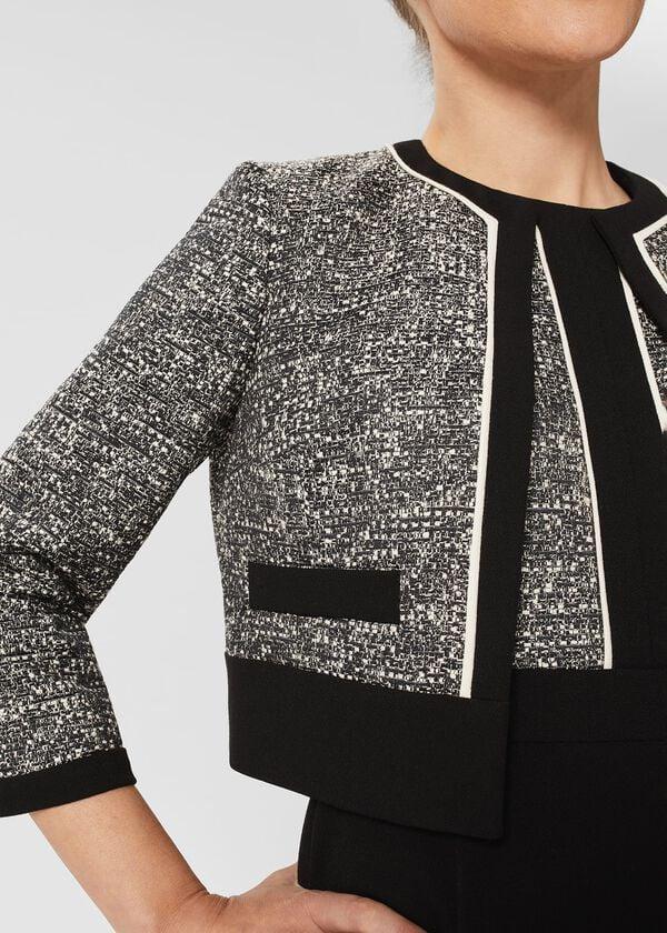Hobbs Petite Brienna Jacket Black Ivory