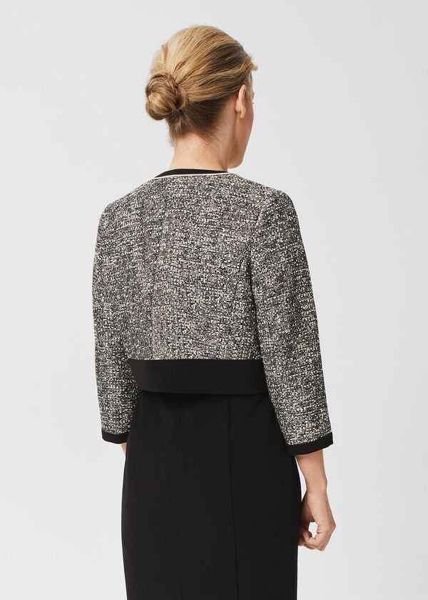Hobbs Petite Brienna Jacket Black Ivory
