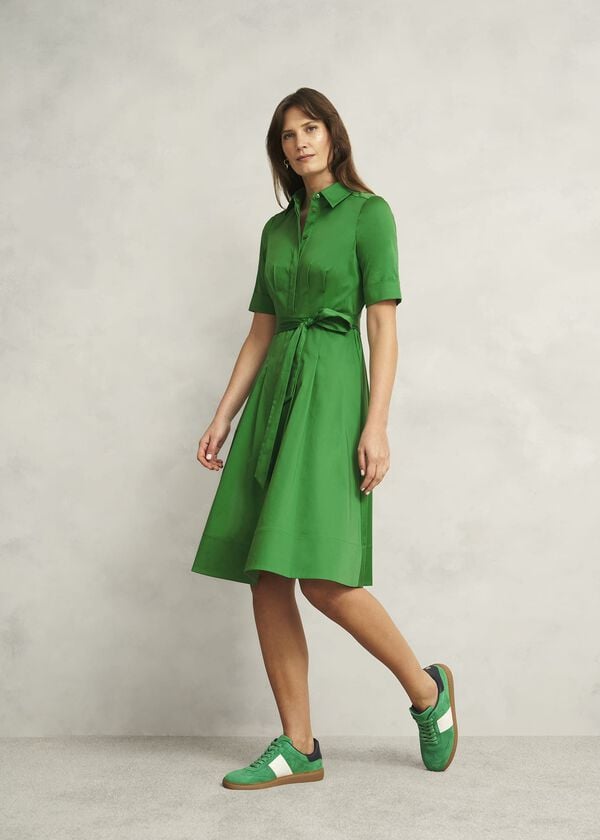 hobbs Petite Brigitta Dress Lush Green