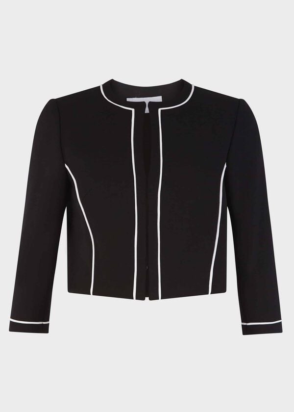 Hobbs Petite Cordelia Jacket Black Ivory