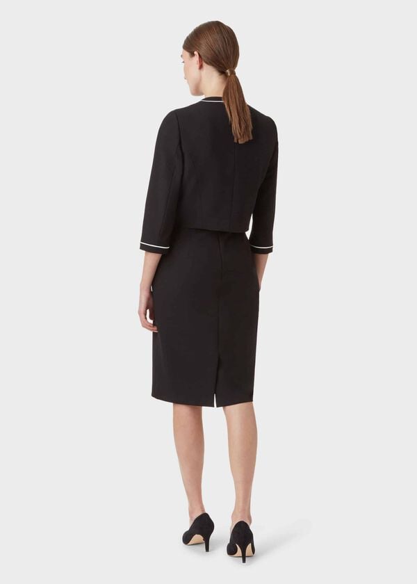 Hobbs Petite Cordelia Jacket Black Ivory