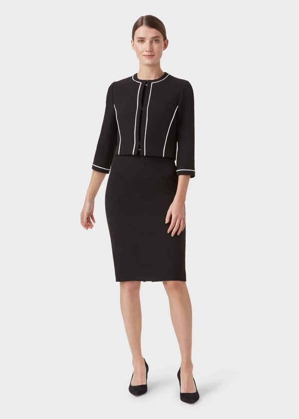 hobbs Petite Cordelia Jacket Black Ivory