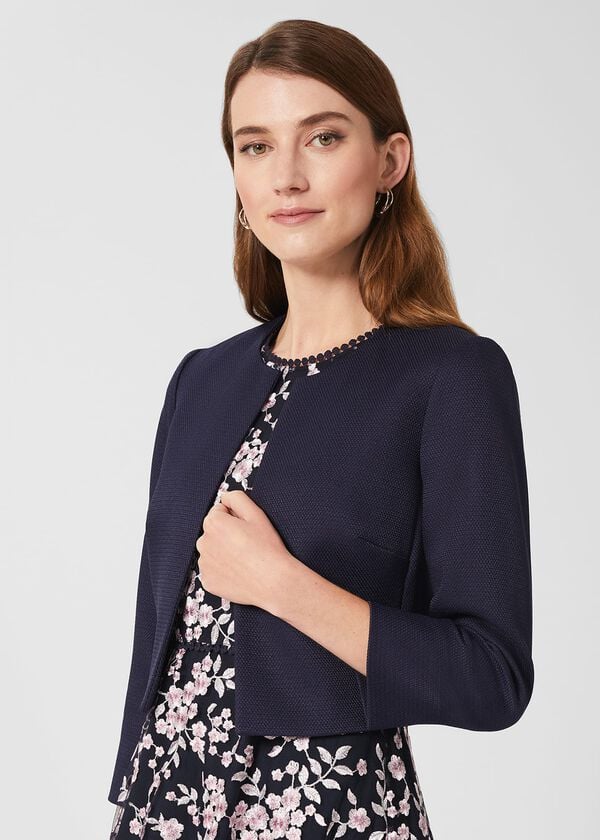 Hobbs Petite Elize Jacket Midnight Navy