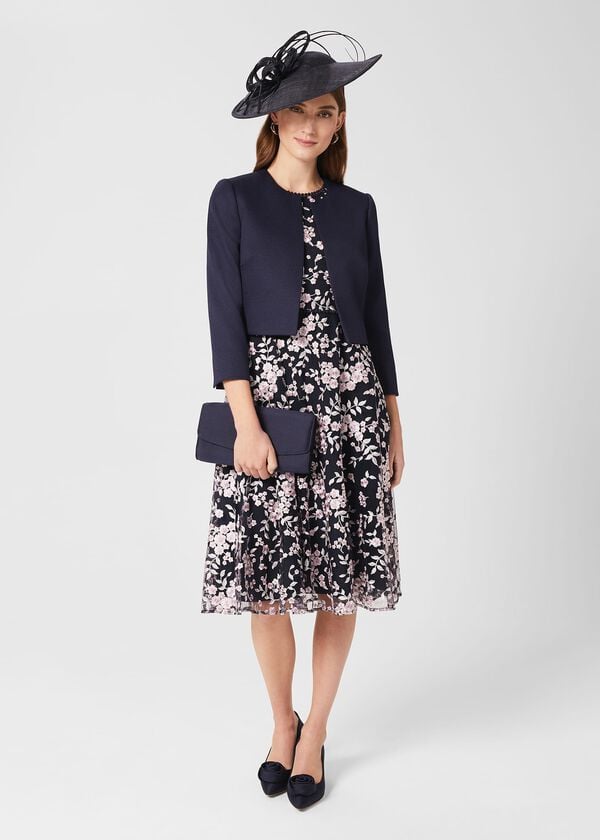 hobbs Petite Elize Jacket Midnight Navy