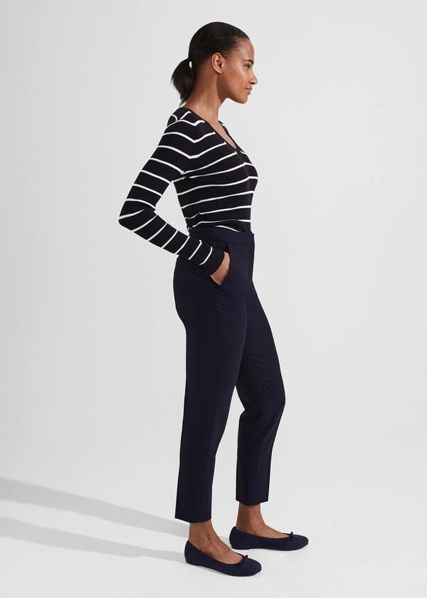 Hobbs Petite Gael Trousers Navy