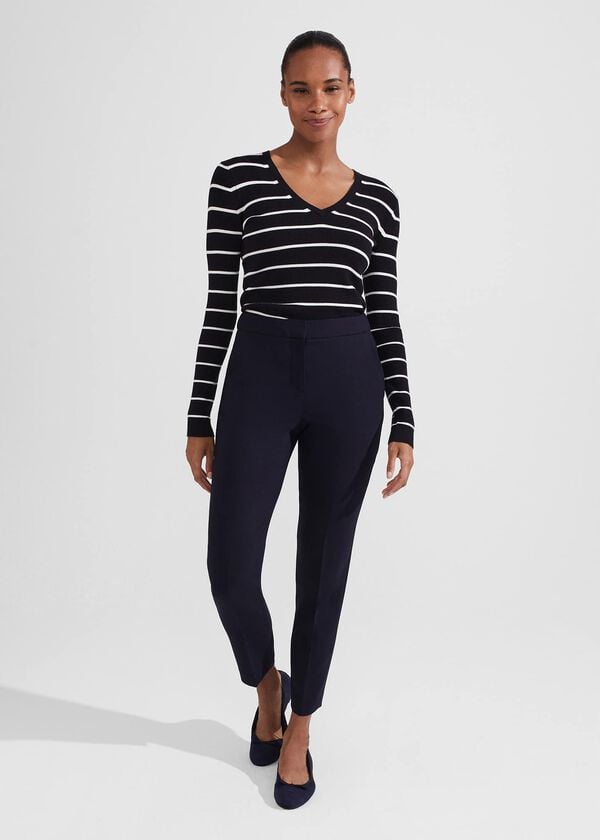 hobbs Petite Gael Trousers Navy