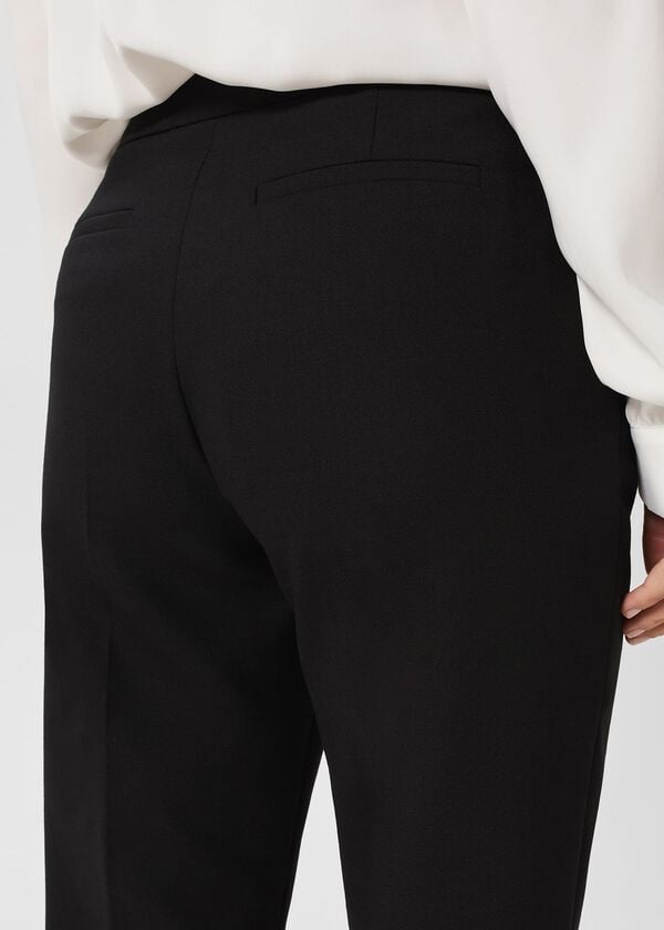 Hobbs Petite Gael Wool Blend Trousers Black