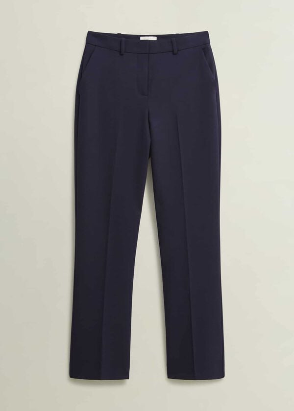 Hobbs Petite Gerrie Trousers Navy