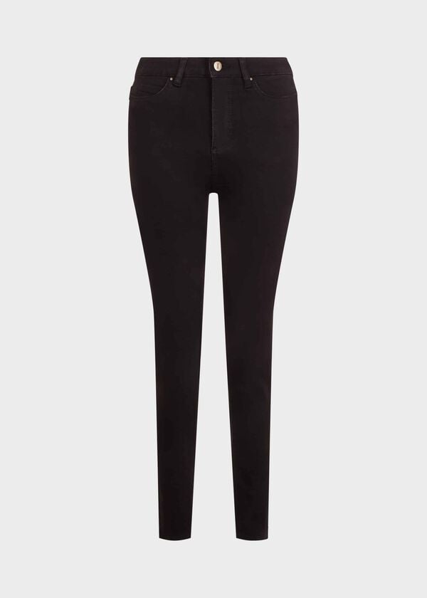 Hobbs Petite Gia Sculpting Jeans Black