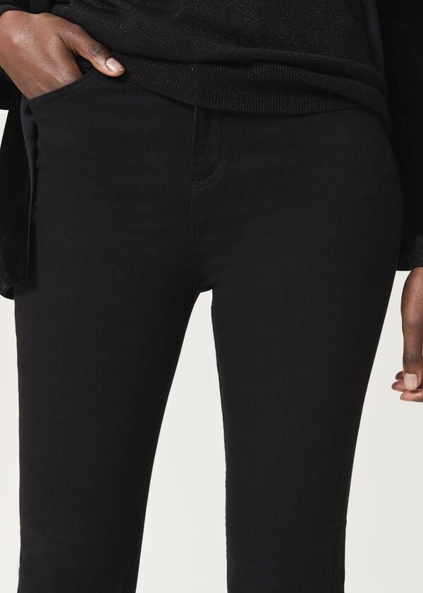 Hobbs Petite Gia Sculpting Jeans Black