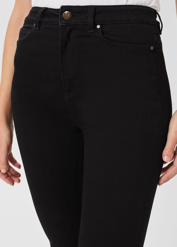 Hobbs Petite Gia Sculpting Jeans Black