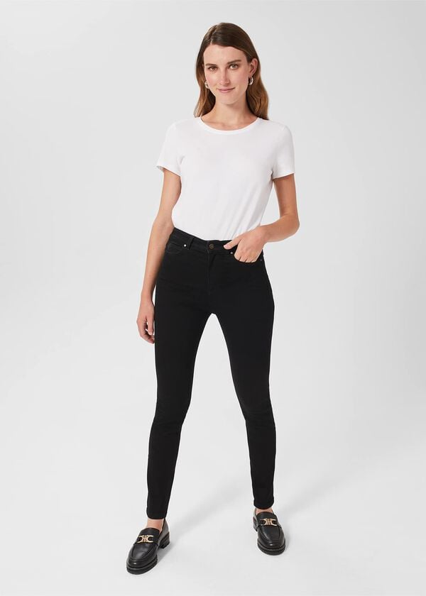 hobbs Petite Gia Sculpting Jeans Black