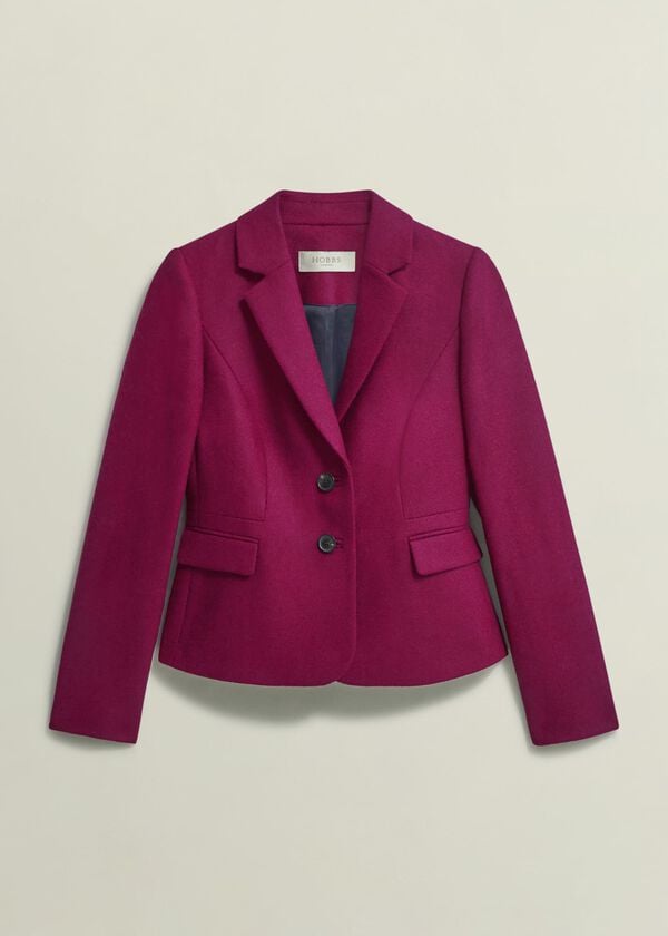 Hobbs Petite Hackness Jacket Pink