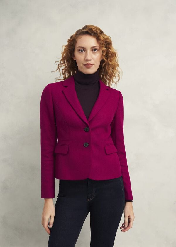 hobbs Petite Hackness Jacket Pink