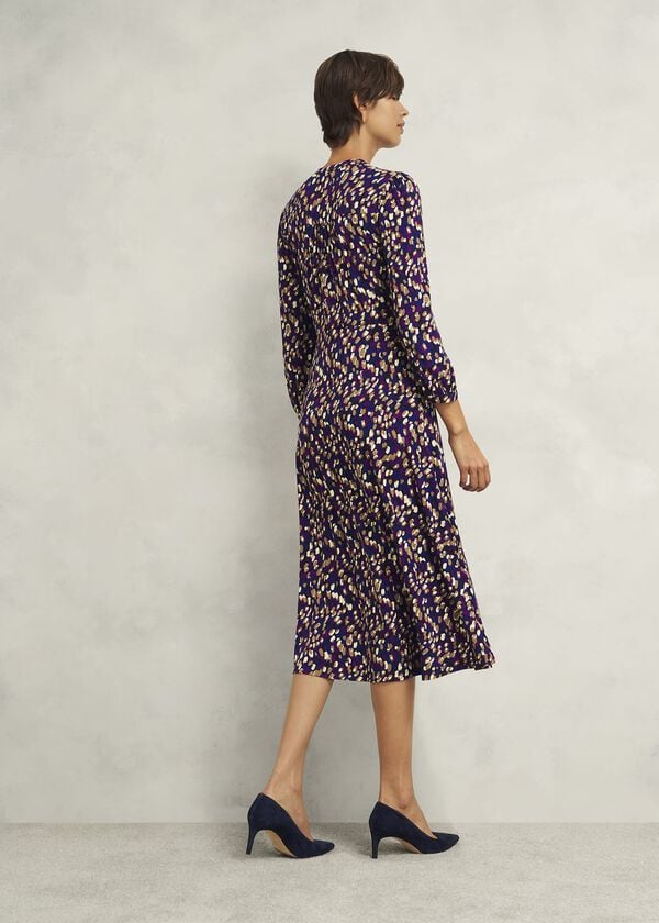 Hobbs Petite Harlie Jersey Dress Multi