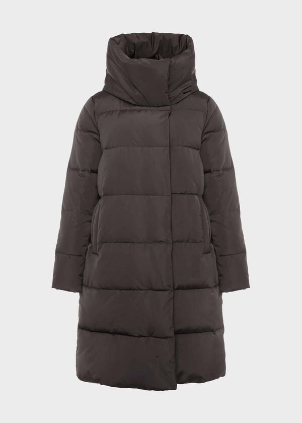 Hobbs Petite Heather Puffer Charcoal
