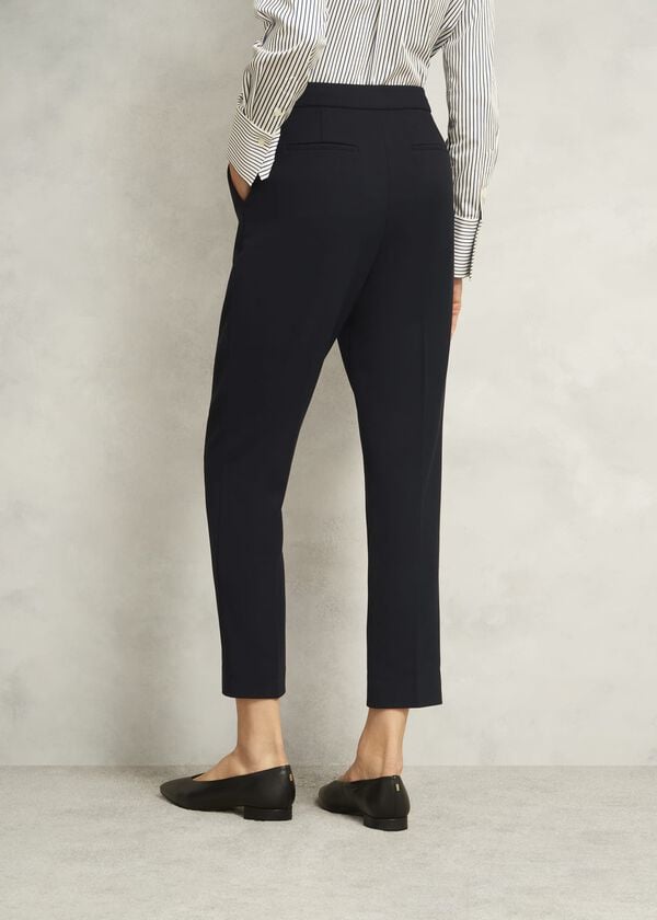 Hobbs Petite Ivy Slim Trousers Navy