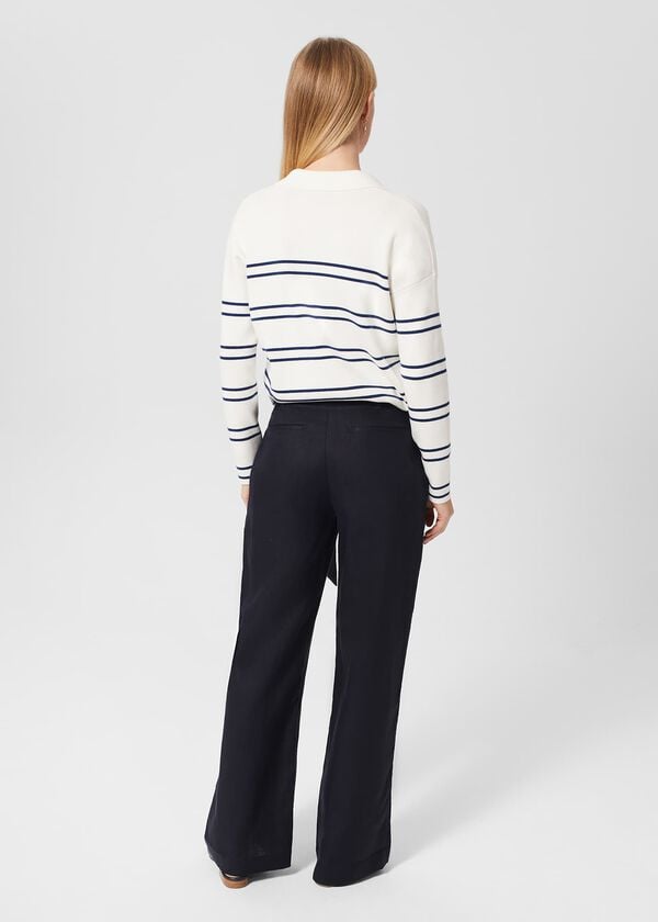 Hobbs Petite Jacqui Trousers Navy